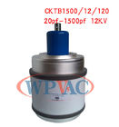Condensateur en céramique variable à haute tension 20~1500pf 12KV CKTB1500/12/120 de vide