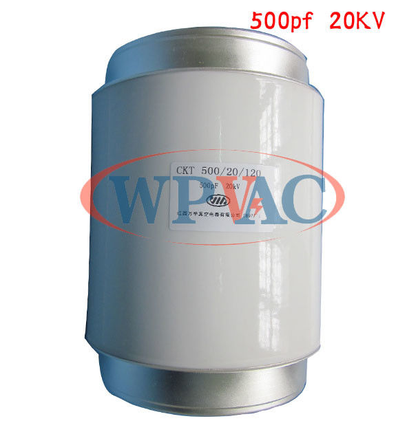 Le condensateur en céramique fixe de petite taille CKT500/20/120 500pf 20KV de vide ménagent de l'espace