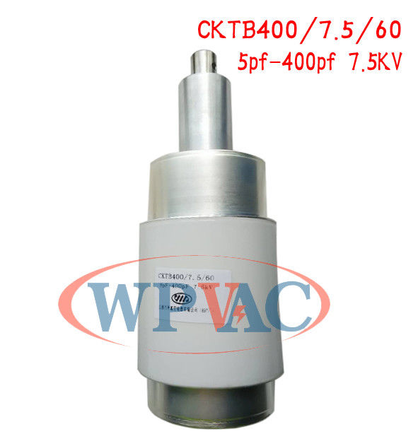 Sauvez la haute tension variable en céramique du condensateur 8-400pf 7.5KV/10KV de vide de l'espace