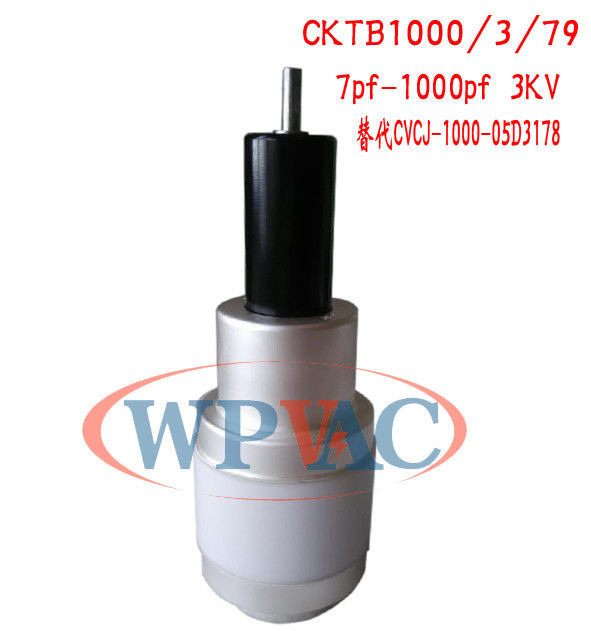 Le condensateur variable 7~1000pf de vide de HT CKTB1000/3/79 remplacent CV05C XN 1000