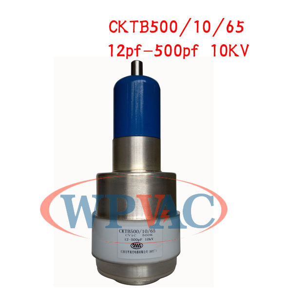 Petite taille en céramique variable de condensateur du vide CKTB500/10/65 pour l'industrie de semi-conducteur