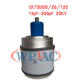 Condensateur variable de petit vide 15~500pf 20KV pour la machine en bois de chauffage d'à haute fréquence